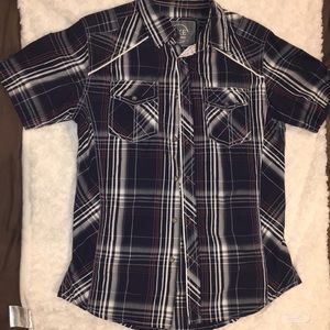 Small men’s buckle flannel like new
